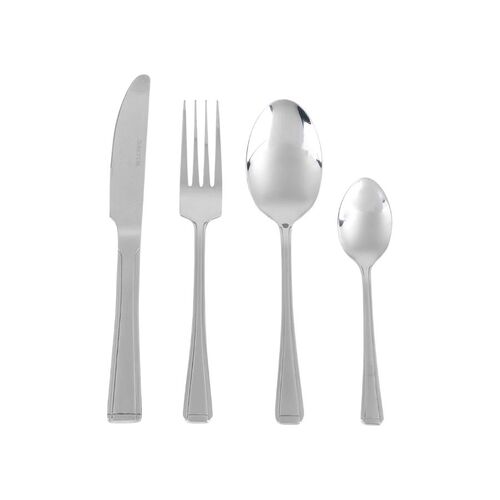 Salter Elegance Buxton 16 Piece Cutlery, Dinnerware for 4 People, Tableware Set Including Forks, Knives, Teaspoons and Tablespoons