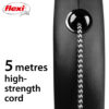 Flexi Fun M Cord 5m Black 3